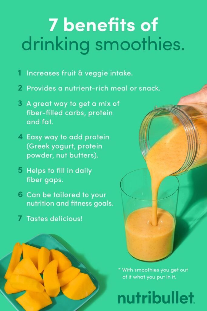 Discover 7 health benefits of smoothies: boosts nutrients, fiber, protein intake, and more, with a delicious taste.