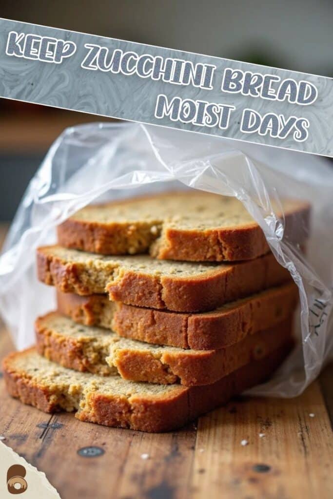 Moist Zucchini Bread Storage Tips - Versatile Zucchini Bread Recipe: Nutty, Chocolate, or Spiced Freshly baked zucchini bread slices wrapped for moisture retention.